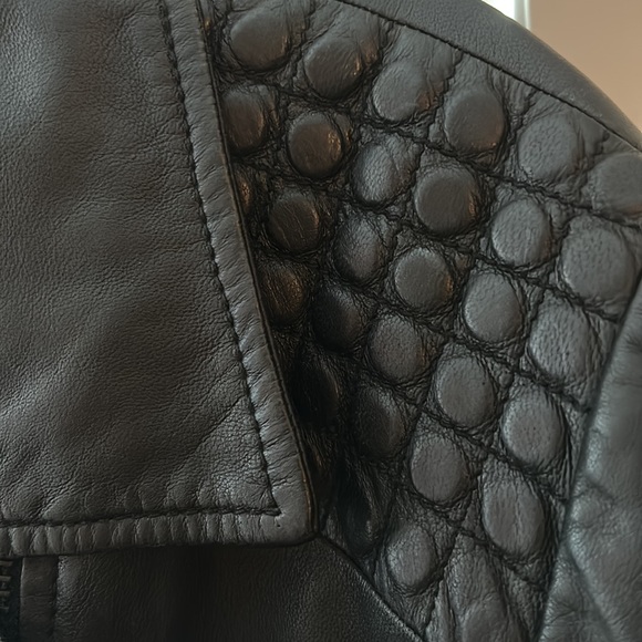 Trouve Black Leather Jacket in good condition. - Picture 2 of 4
